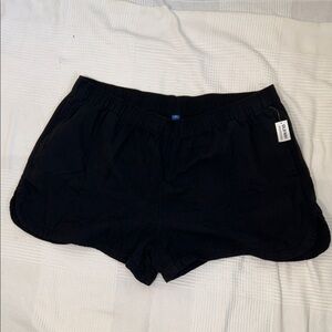 Old Navy Black Elastic Waist Shorts